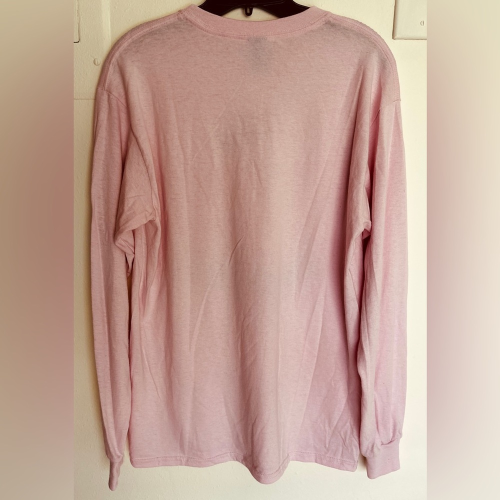 Long -sleeved t shirt features the "Beverly Hills!" Cherry- Pink oversized - Picture 4 of 6